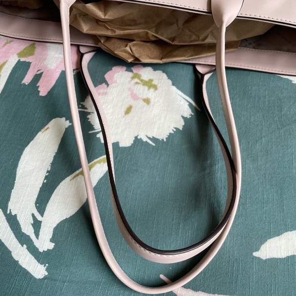 🌼 Summer Bag Blowout 🌼 Michael Kors Ballet Pink Woven Leather Tote - Picture 13 of 15